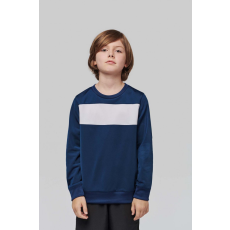 PROACT Gyerek pulóver Proact PA374 Kids' polyester Sweatshirt -12/14, Black/White
