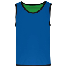 PROACT gyerek ujjatlan kifordítható sportpóló PA046, Sporty Royal Blue/Green-10/14 gyerek póló