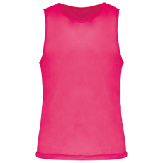PROACT hálós megkülönböztető ujjatlan sportpóló PA043, Fluorescent Pink-2XL/3XL
