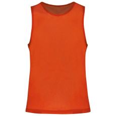 PROACT hálós megkülönböztető ujjatlan sportpóló PA043, Spicy Orange-2XL/3XL