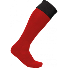 PROACT hosszú szárú sportzokni kontrasztos színű felsö résszel PA0300, Sporty Red/Black-31/34