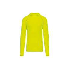PROACT hosszú ujjú férfi sportpóló UV védelemmel PA4017, Fluorescent Yellow-XS