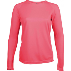 PROACT Női póló Proact PA444 Ladies' Long-Sleeved Sports T-Shirt -XL, Fluorescent Pink