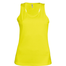 PROACT Női Proact PA442 Ladies' Sports vest -L, Fluorescent Yellow