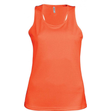 PROACT Női Proact PA442 Ladies' Sports vest -S, Fluorescent Orange
