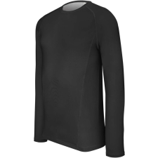 PROACT PA005 férfi hosszú ujjú sztreccs sportpóló Proact, Black-2XL férfi póló