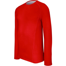 PROACT PA005 férfi hosszú ujjú sztreccs sportpóló Proact, Sporty Red-XL