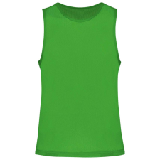 PROACT PA043 hálós megkülönböztető ujjatlan sportpóló Proact, Fluorescent Green-2XL/3XL munkaruha