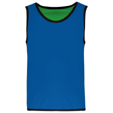 PROACT PA046 gyerek ujjatlan kifordítható sportpóló Proact, Sporty Royal Blue/Green-6/10
