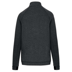 PROACT PA378 cipzáras magas nyakú férfi vastag sztreccs pulóver Proact, Deep Grey Heather-XS