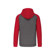 PROACT PA380 UNISEX TWO-TONE ZIPPED HOODED FLEECE JACKET M