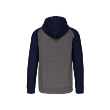 PROACT PA380 UNISEX TWO-TONE ZIPPED HOODED FLEECE JACKET XL férfi pulóver, kardigán