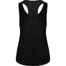PROACT PA4009 laza szabású sporthátú ívelt aljú Női ujjatlan sportpóló Proact, Black-L