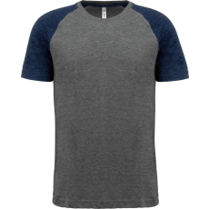 PROACT PA4010 ADULT TRIBLEND TWO-TONE SPORTS SHORT-SLEEVED T-SHIRT S