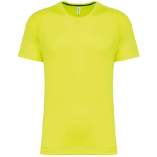 PROACT PA4012 férfi környakas rövid ujjú sportpóló Proact, Fluorescent Yellow-3XL