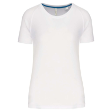 PROACT PA4013 rövid ujjú környakas Női sportpóló Proact, White-2XL női póló