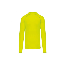 PROACT PA4017 hosszú ujjú férfi sportpóló UV védelemmel Proact, Fluorescent Yellow-XS