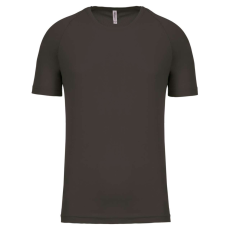 PROACT PA438 férfi környakas raglános rövid ujjú sportpóló Proact, Dark Grey-M