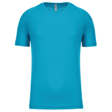 PROACT PA438 férfi környakas raglános rövid ujjú sportpóló Proact, Light Turquoise-S