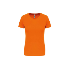 PROACT PA439 Női környakas raglános rövid ujjú sportpóló Proact, Fluorescent Orange-L női póló