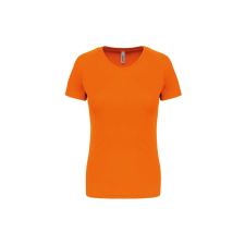 PROACT PA439 Női környakas raglános rövid ujjú sportpóló Proact, Fluorescent Orange-M női póló