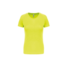 PROACT PA439 Női környakas raglános rövid ujjú sportpóló Proact, Fluorescent Yellow-M