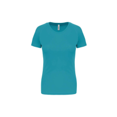 PROACT PA439 Női környakas raglános rövid ujjú sportpóló Proact, Light Turquoise-2XL