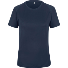 PROACT PA439 Női környakas raglános rövid ujjú sportpóló Proact, Sporty Navy-XS