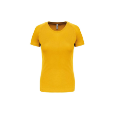 PROACT PA439 Női környakas raglános rövid ujjú sportpóló Proact, True Yellow-XL
