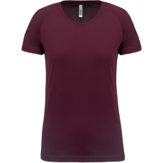 PROACT PA439 Női környakas raglános rövid ujjú sportpóló Proact, Wine-2XL