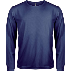 PROACT PA443 férfi hosszú ujjú kereknyakú sportpóló Proact, Sporty Navy-2XL