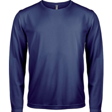 PROACT PA443 férfi hosszú ujjú kereknyakú sportpóló Proact, Sporty Navy-XL férfi póló