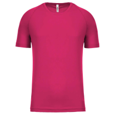 PROACT PA445 rövid ujjú kereknyakú gyerek sportpóló Proact, Fuchsia-10/12 gyerek póló