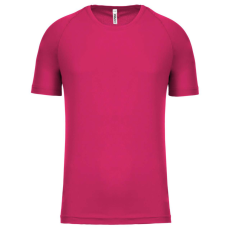 PROACT PA445 rövid ujjú kereknyakú gyerek sportpóló Proact, Fuchsia-8/10