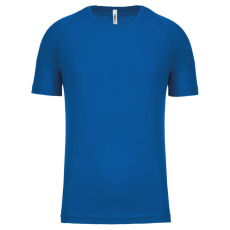 PROACT PA445 rövid ujjú kereknyakú gyerek sportpóló Proact, Sporty Royal Blue-12/14