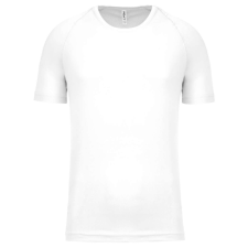 PROACT PA445 rövid ujjú kereknyakú gyerek sportpóló Proact, White-6/8 gyerek póló