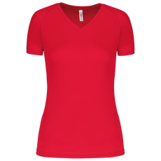 PROACT PA477 LADIES’ V-NECK SHORT SLEEVE SPORTS T-SHIRT M