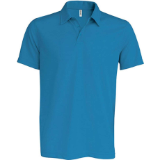 PROACT PA482 férfi rövid ujjú galléros sprtpóló Proact, Aqua Blue-2XL