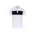 PROACT PA493 rövid ujjú galléros unisex sprtpóló kontrasztos betéttel Proact, White/Black-2XL
