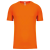 PROACT rövid ujjú kereknyakú gyerek sportpóló PA445, Fluorescent Orange-6/8