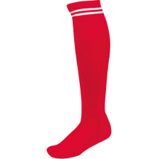 PROACT Uniszex zokni Proact PA015 Striped Sports Socks -27/30, Sporty Red/Black női zokni