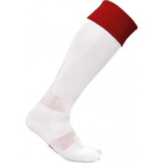 PROACT Uniszex zokni Proact PA0300 Two-Tone Sports Socks -27/30, White/Sporty Red