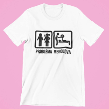  Probléma megoldva póló ajándéktárgy