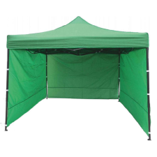 PROCART Kerti sátor 3x3 m, PROCART, 3 falú, állítható magasságú pavilon, zöld kerti bútor