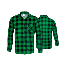 Procera Flanel ing, zöld, méret L munkaruha