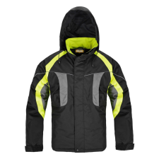 Procera Lumina Bélelt Téli Kabát Fekete/Sárga - XL munkaruha