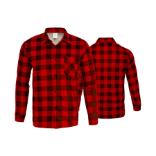 Procera Piros flanell ing, méret XXL munkaruha