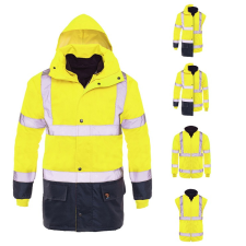 Procera Prolumo 5in1 bélelt kabát sárga HV méret XXL munkaruha