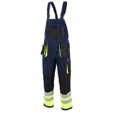 Procera Proman stretch 250 BIB nadrág, navy blue HV, méret 56 munkaruha
