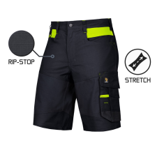 Procera Rövidnadrág Bari Spandex fekete méret 54 munkaruha